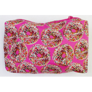 Cosmetic/Toiletry Bag/Pencil Case- Small Doughnuts